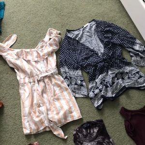 8 dresses/rompers